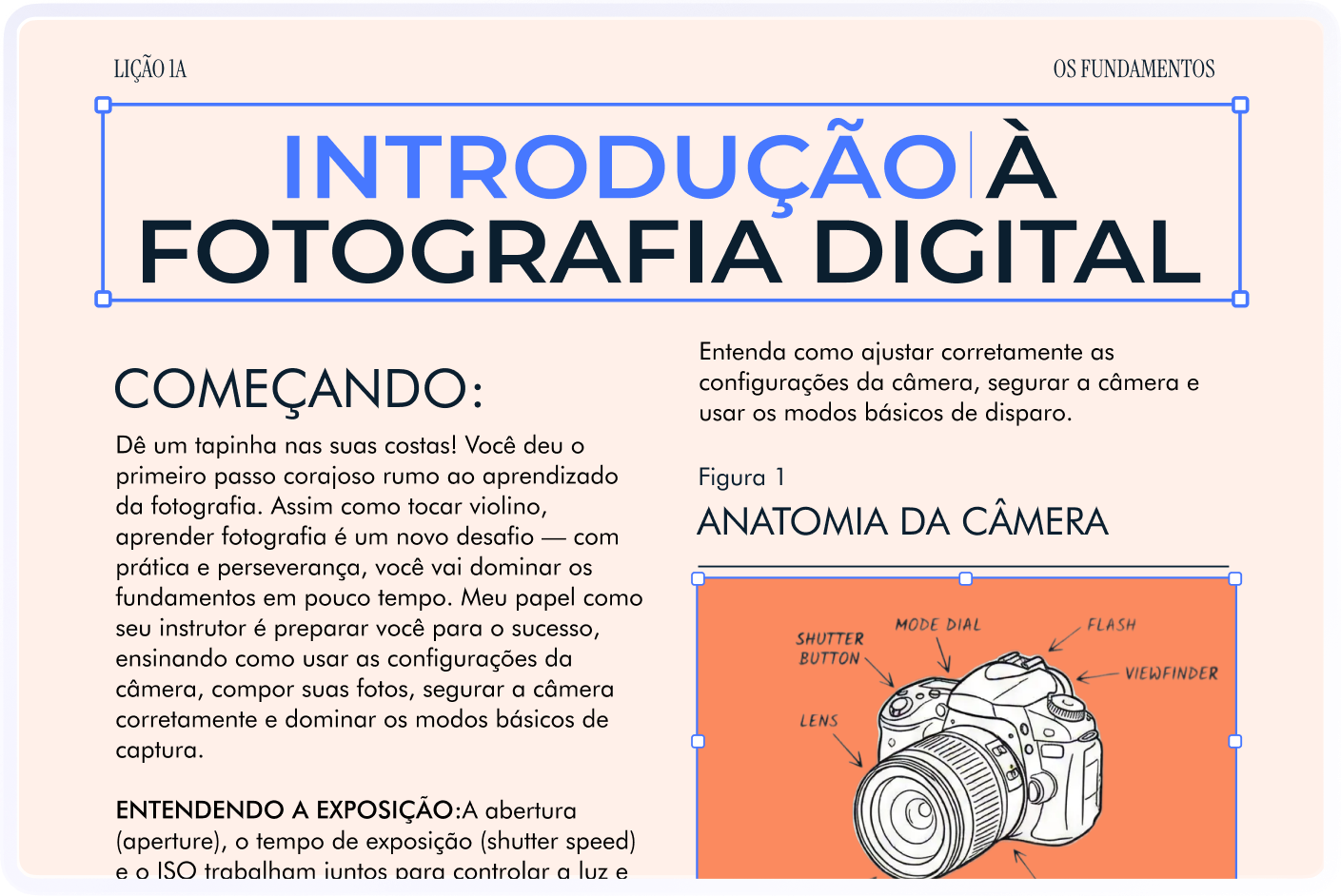 Interface de edição de PDF mostrando ferramentas de texto e personalização de fontes
