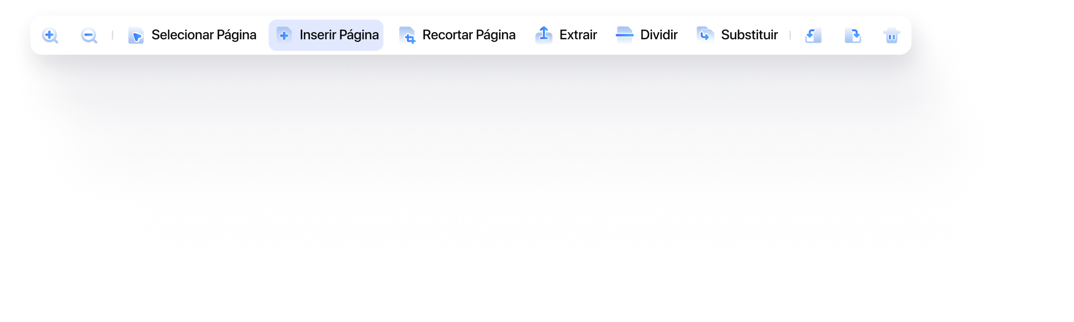 Arrastar e soltar páginas de PDF