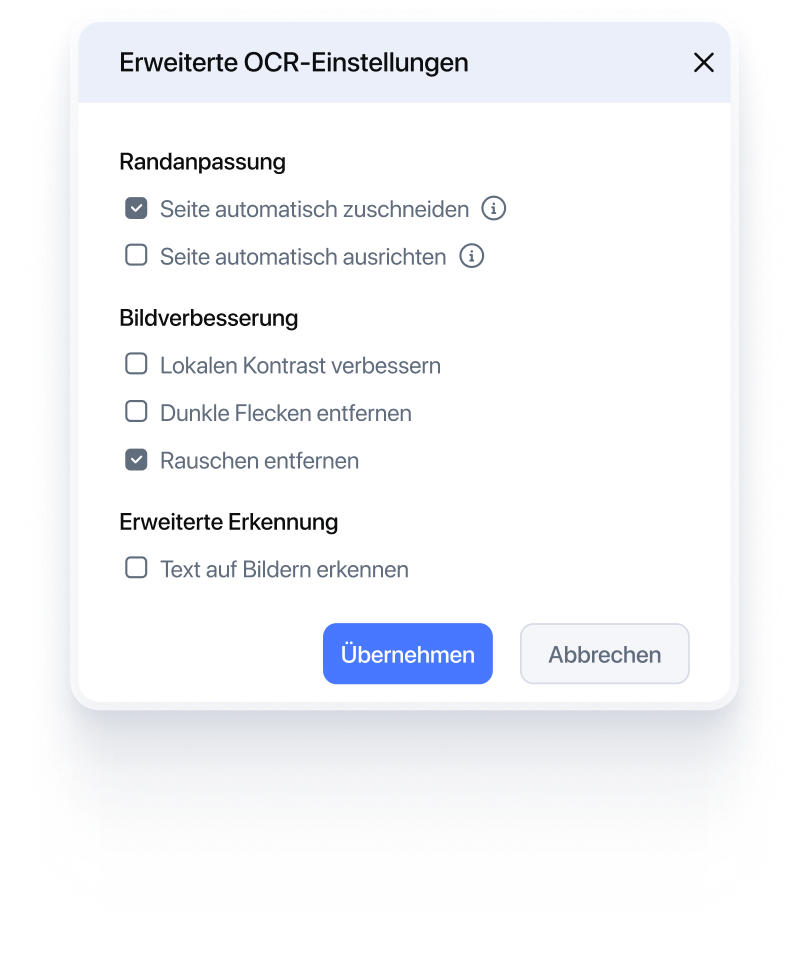OCR text recognition feature demonstration