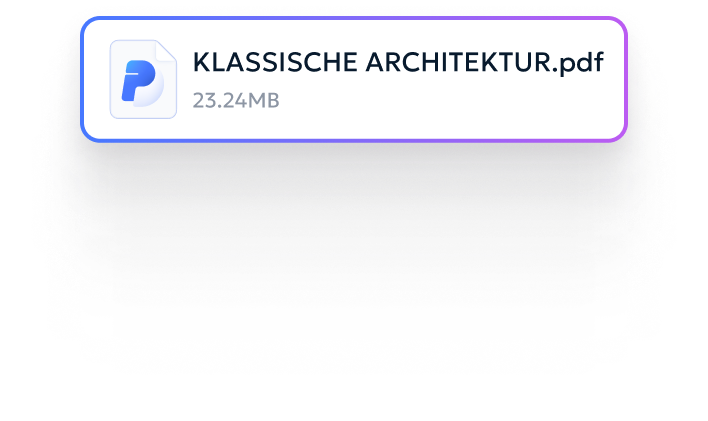 Chat-Oberfläche mit PDF