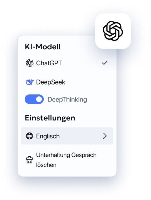 PDF-Zusammenfassungsoberfläche