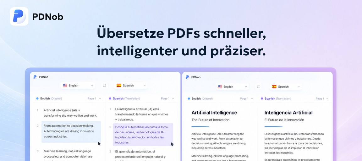 PDNob neue Funktion