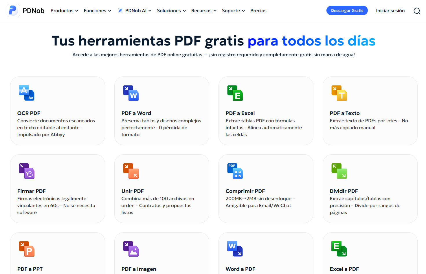 pdnob online con ocr gratis