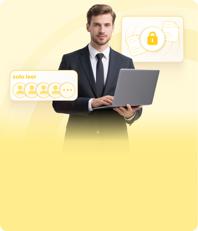 Profesionales de negocios móvil