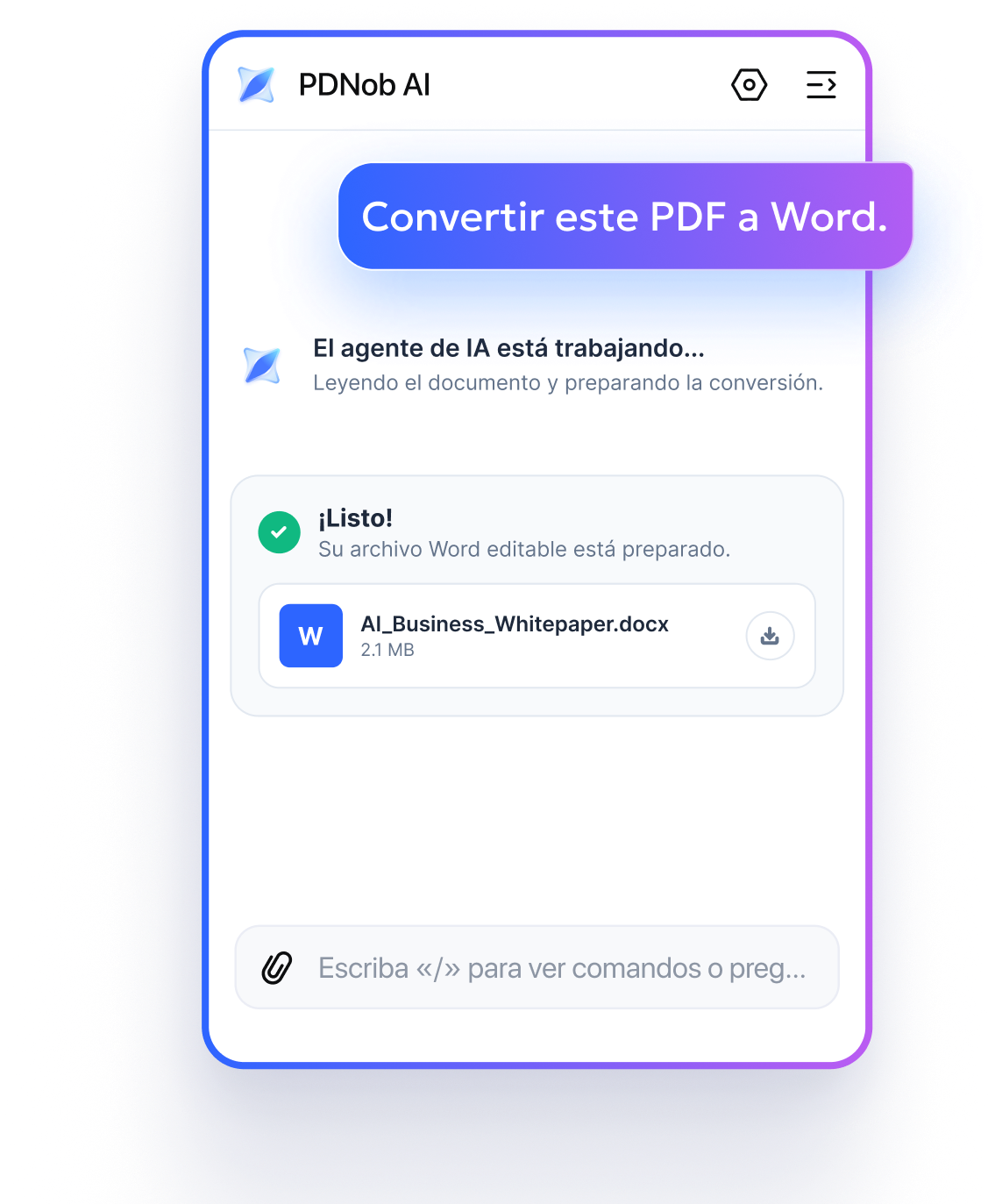 AI Agent in a PDF