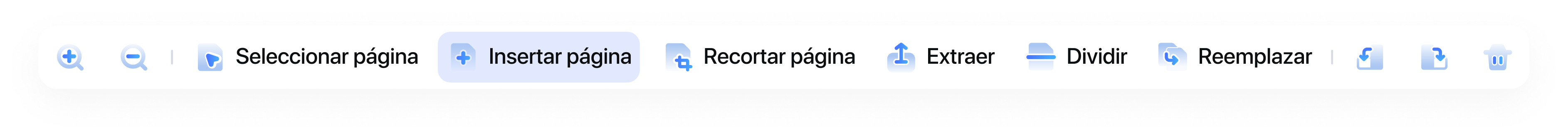 Drag and drop PDF pages