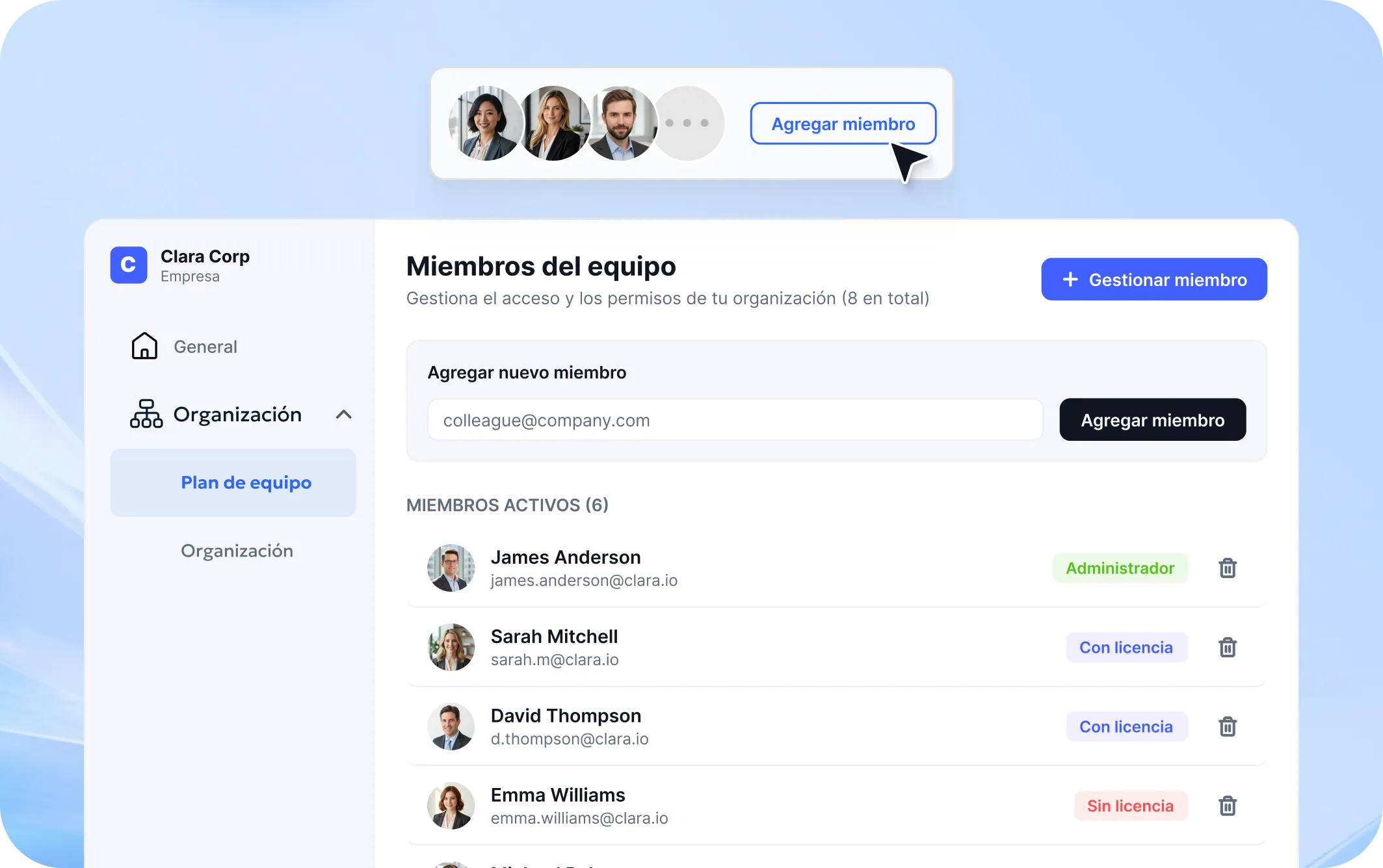 Gestión de usuarios