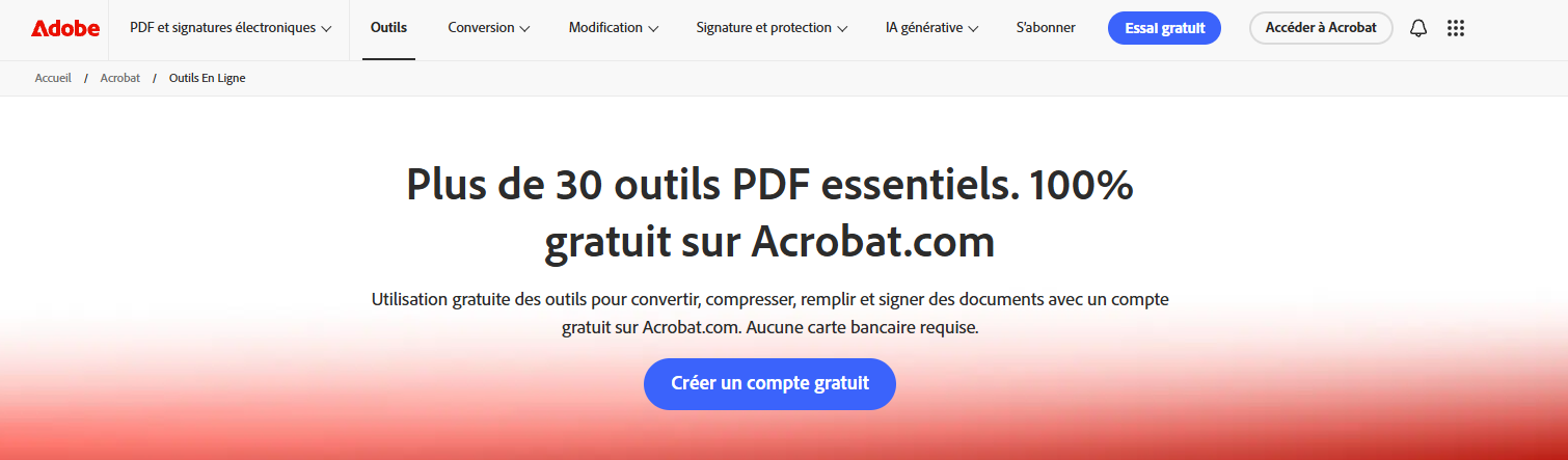 Adobe Acrobat Online