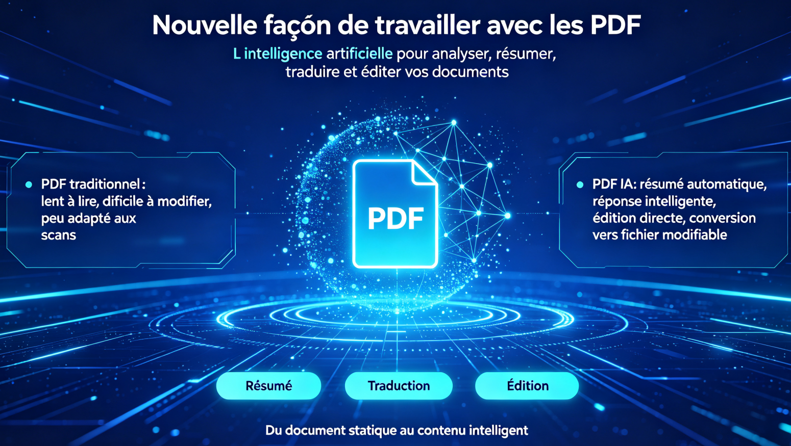 travailler avec pdf IA