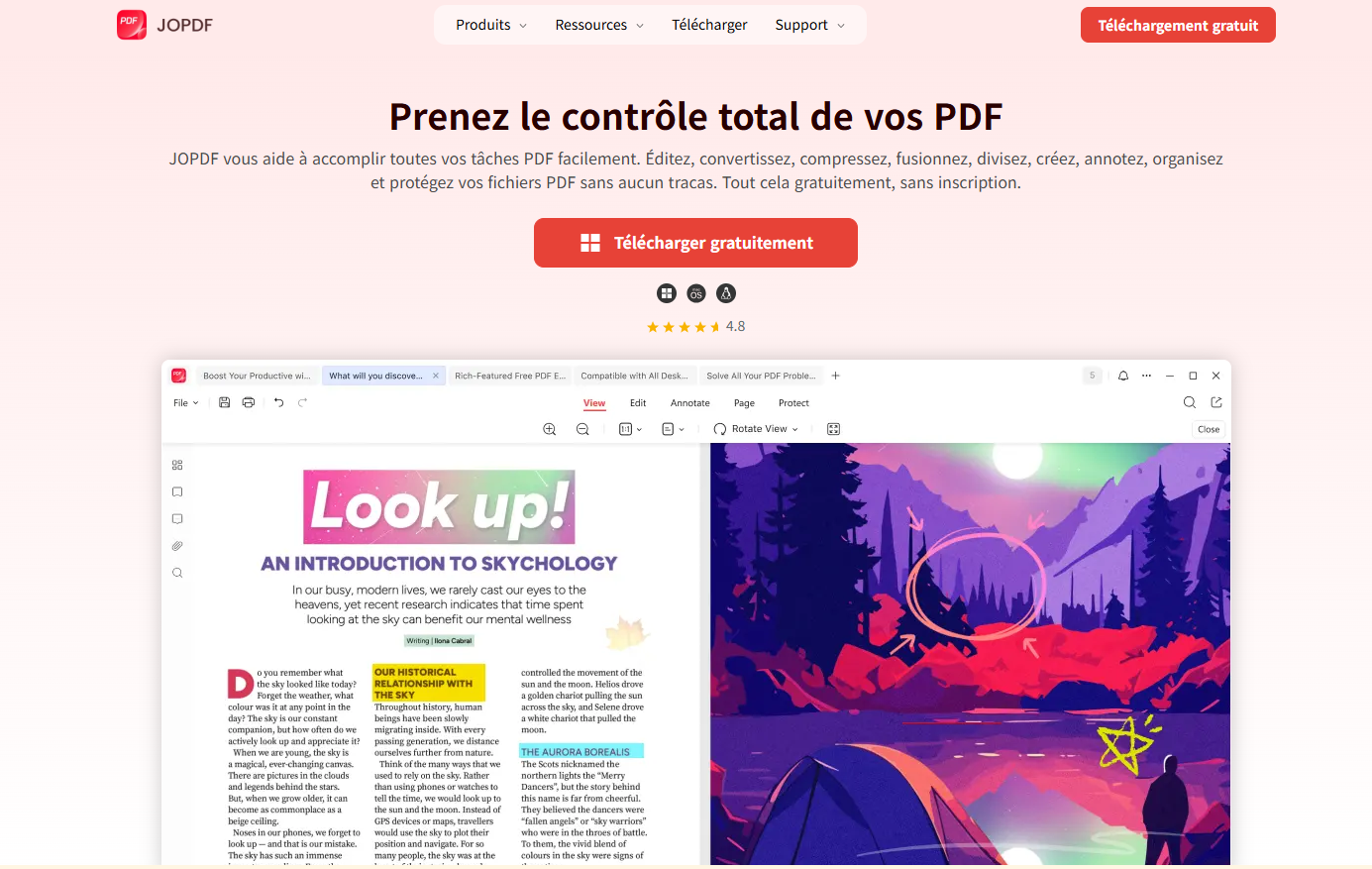 avis sur jopdf et analyse de l'éditeur PDF
