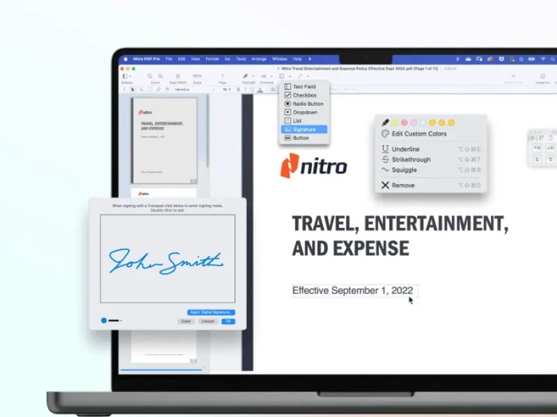 Nitro PDF Pro pour Mac
