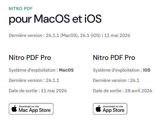 Télécharger Nitro Pro pour Mac