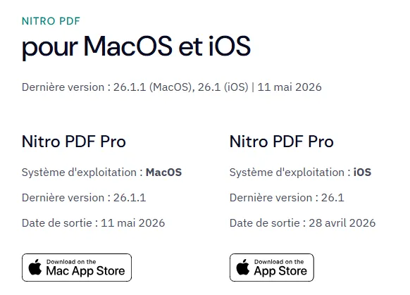 télécharger Nitro Pro sur Mac