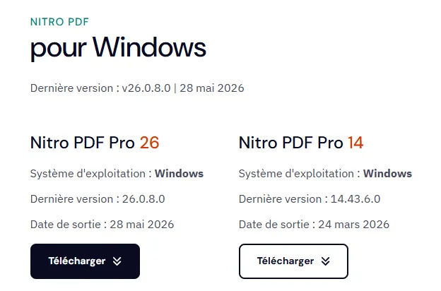 télécharger Nitro Pro sur Windows