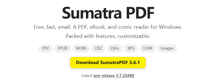 Sumatra PDF Reader