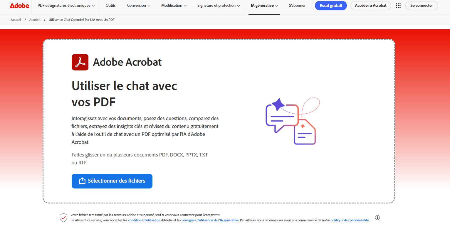 Ouvrir un PDF dans Adobe Acrobat