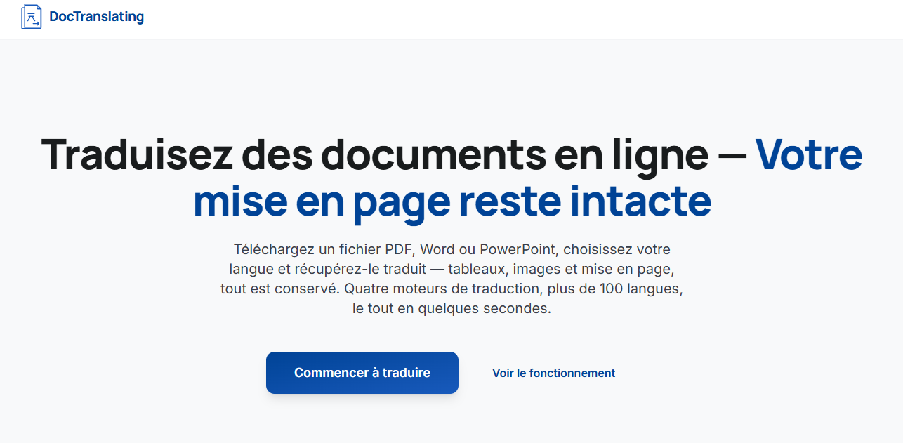 doctranslating translate pdf english to french