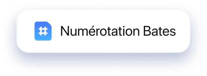 gérer par lots la numérotation Bates des pdf