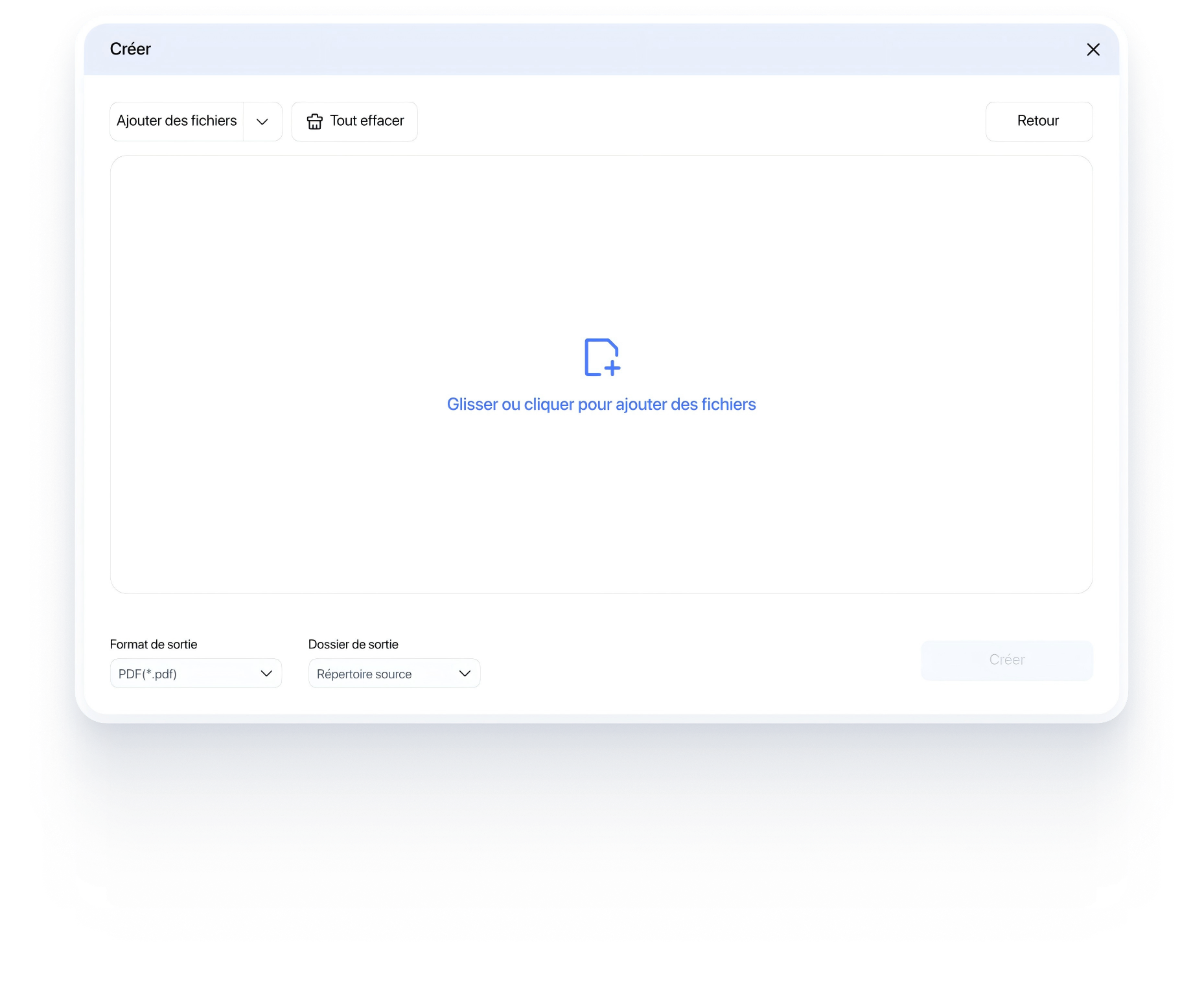Créer un PDF à partir de documents Office