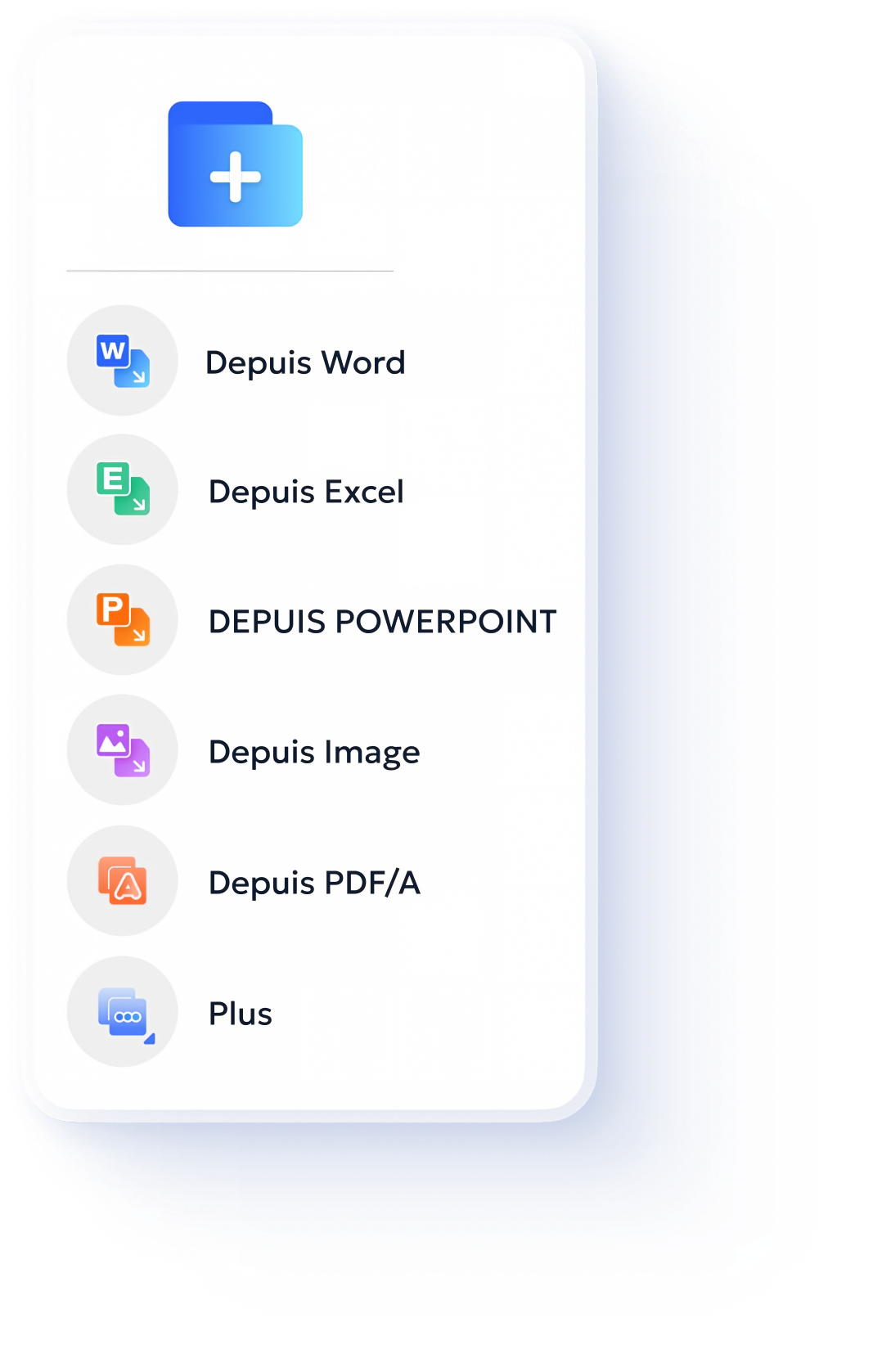 Créer un PDF à partir d'images