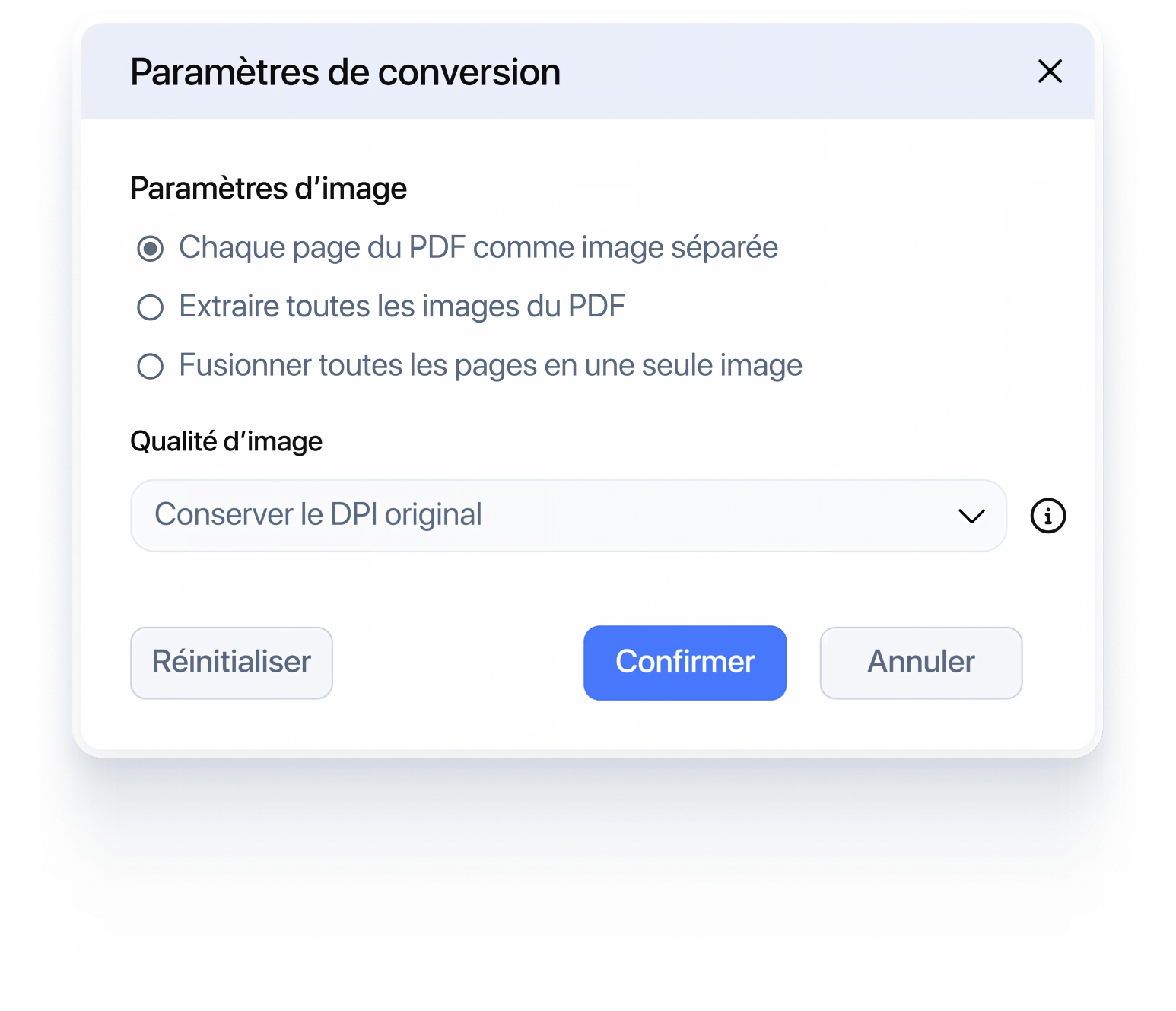 Convertir des PDF en images