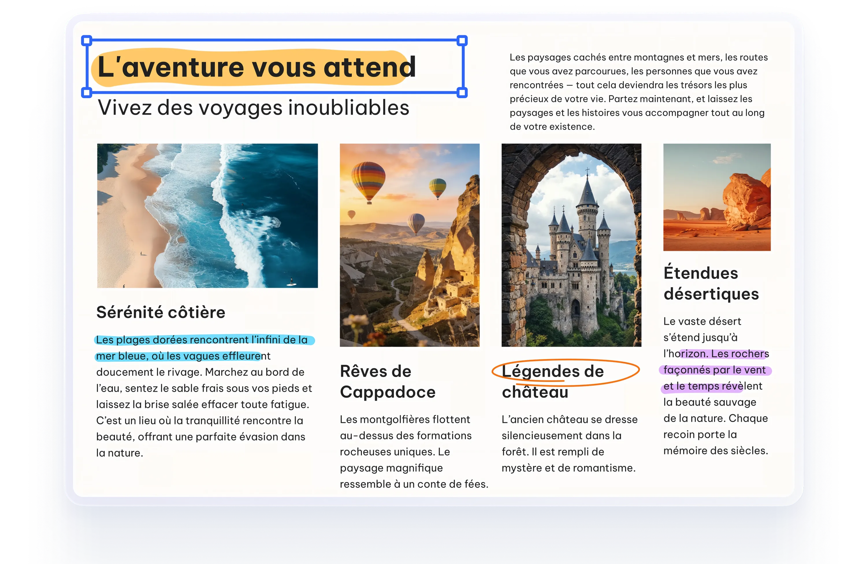 Modifier le texte d'un PDF