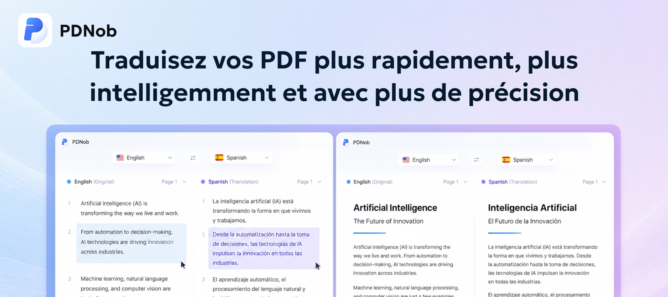 Nouvelle fonctionnalité PDNob