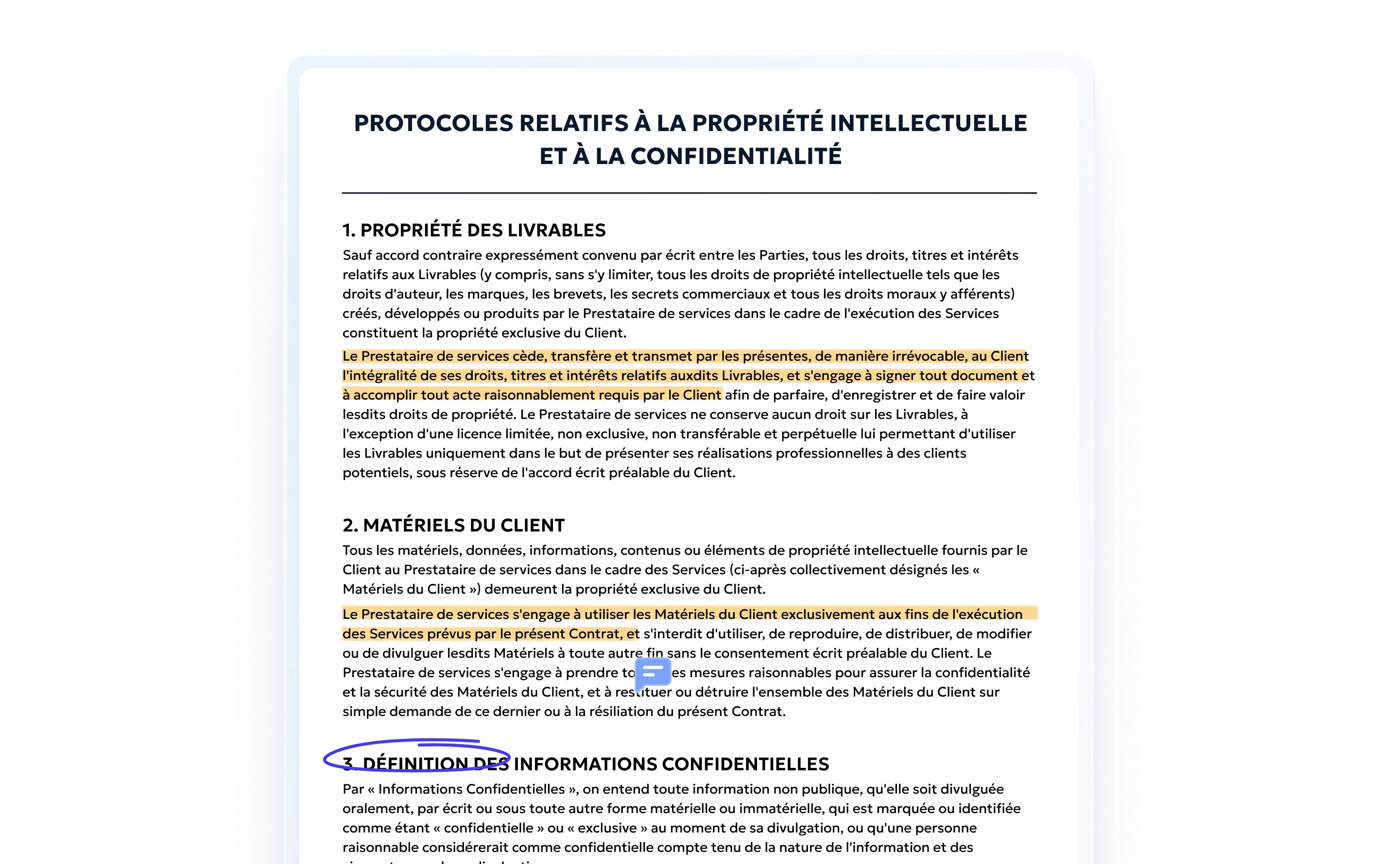 lire un contrat
