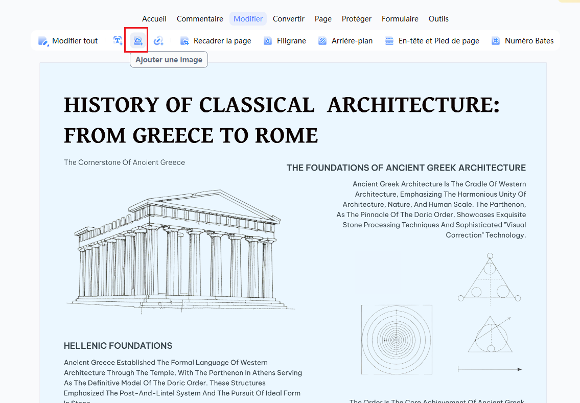 insérer une image dans un pdf