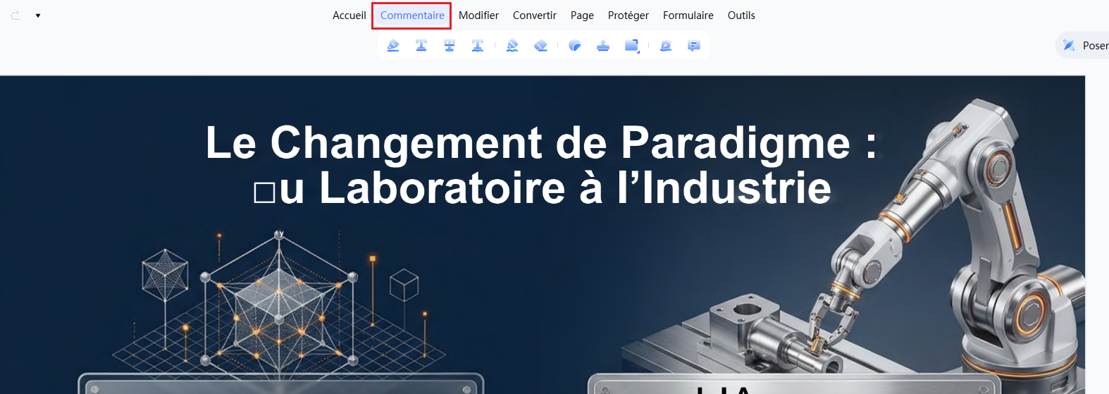 outil commentaire