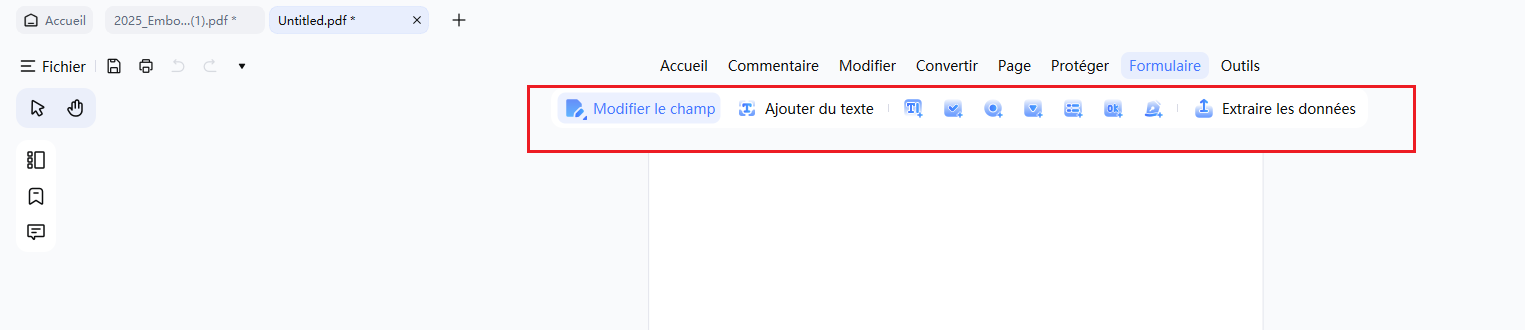Créer un formulaire PDF remplissable