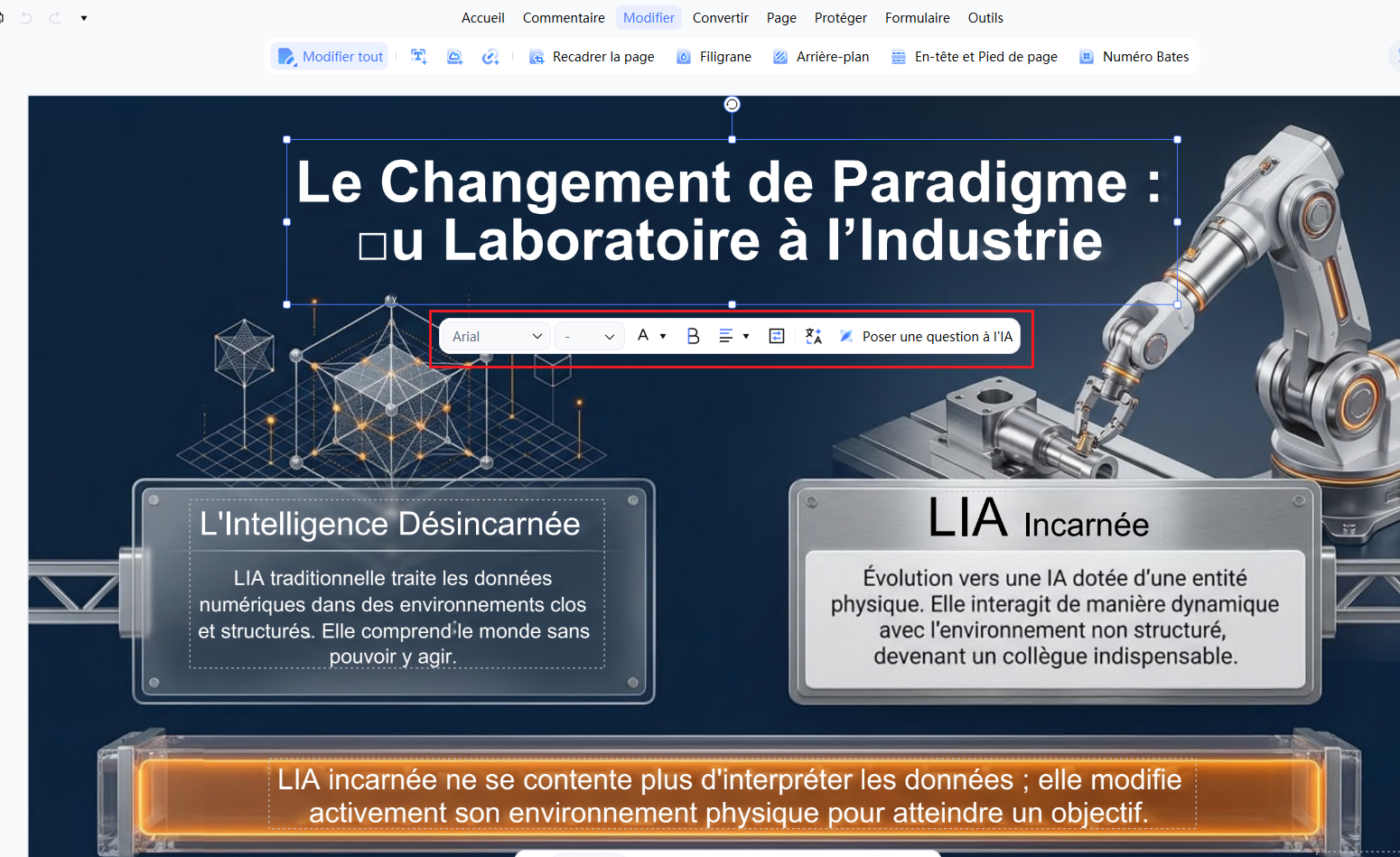 sélectionner le texte