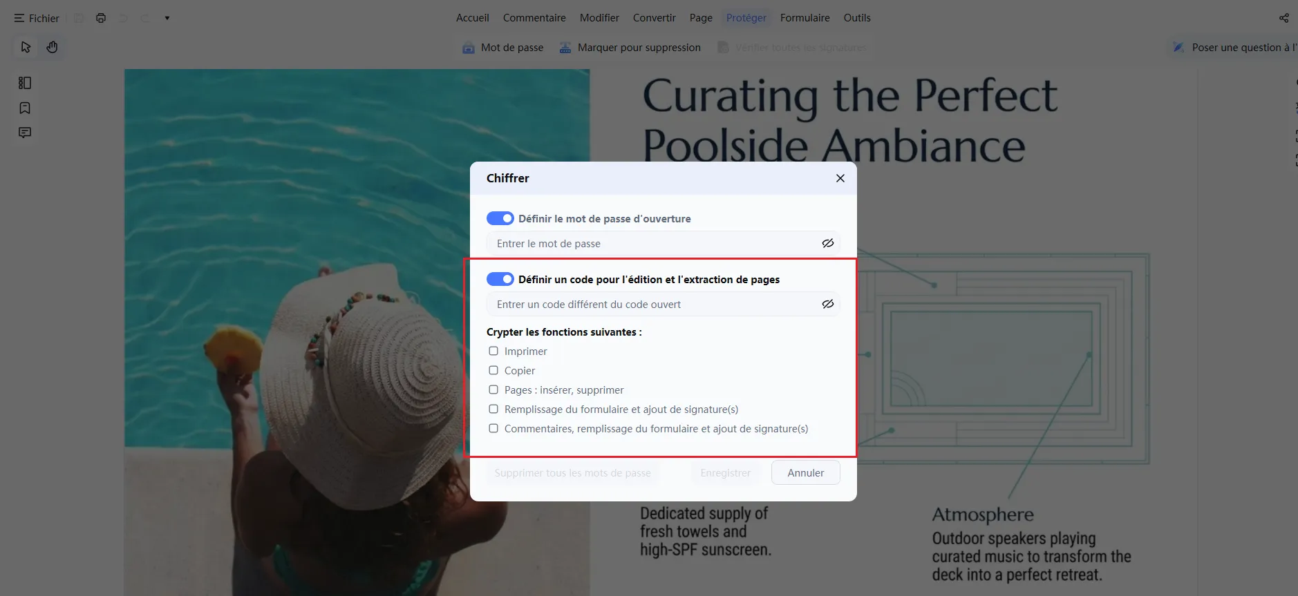 Protéger un fichier PDF avec un mot de passe