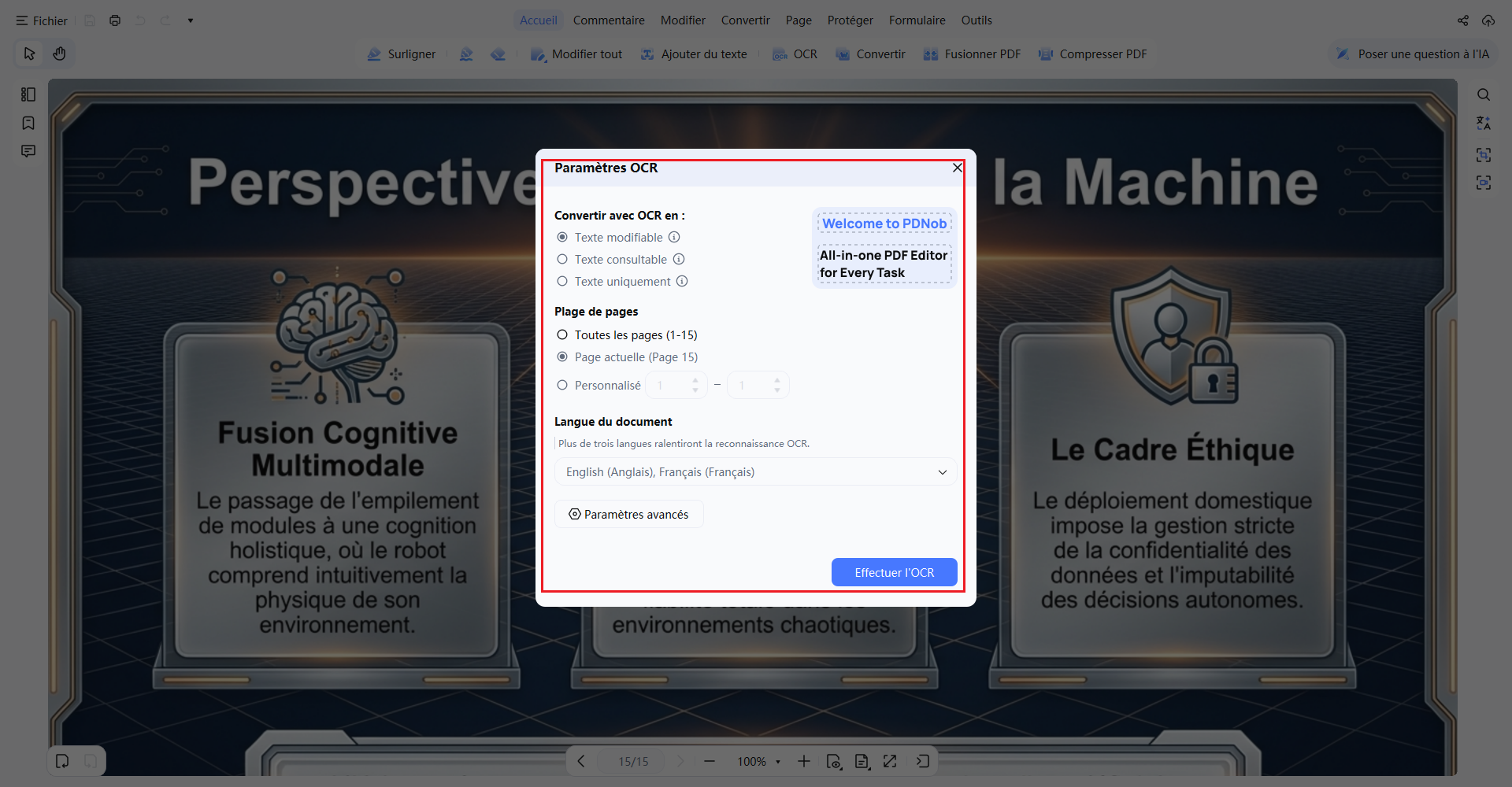 appliquer l'ocr