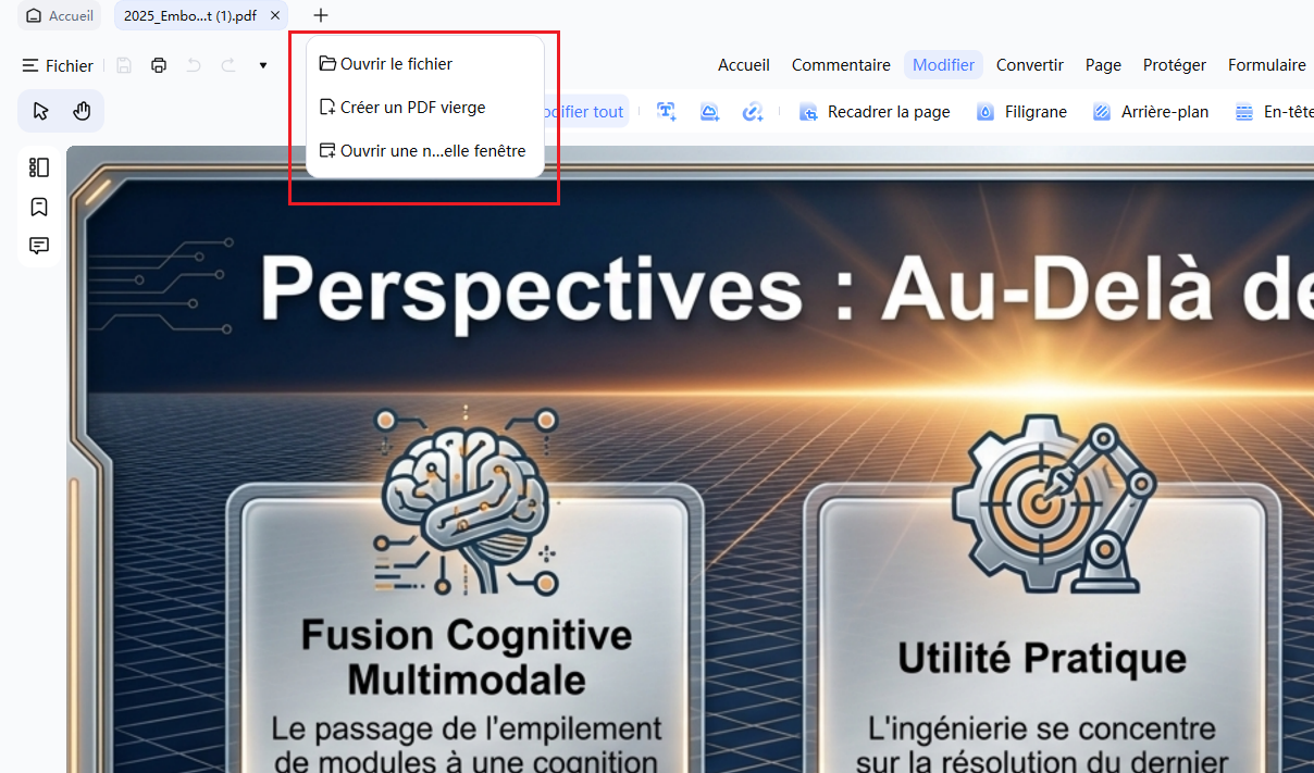 ouvrir plusieurs fichiers pdf
