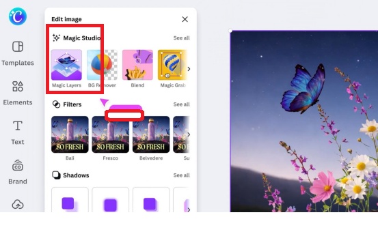 Canvaでレイヤーにアクセスする方法