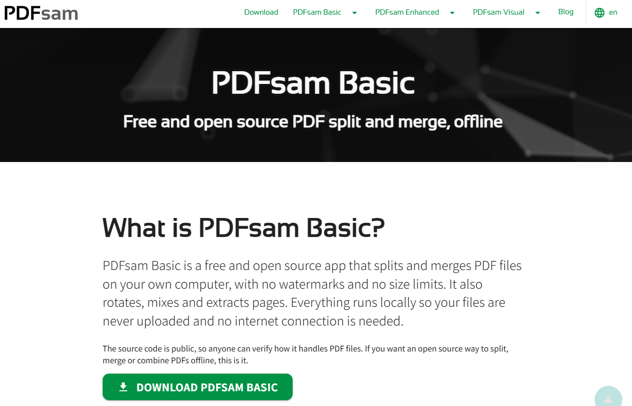 PDFsam BasicのPDF結合