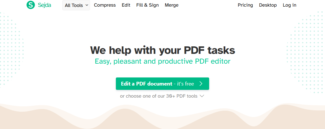 Sejda PDF Editor