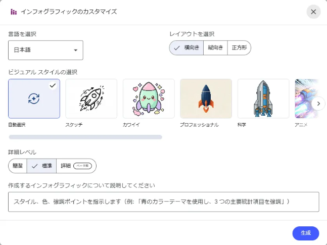 notebooklm インフォグラフィック風