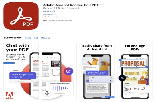 acrobat手機編輯pdf