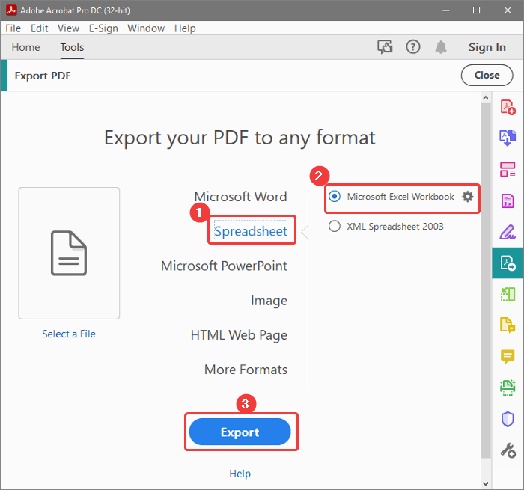 adobe acrobat dc pdf轉excel
