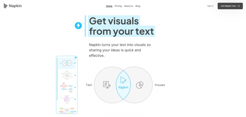 ai圖表生成工具 napkin ai