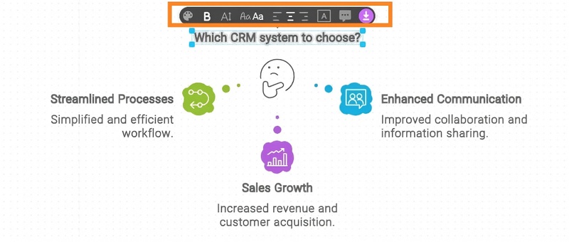在 napkin ai 中轉換的圖表可調整樣式