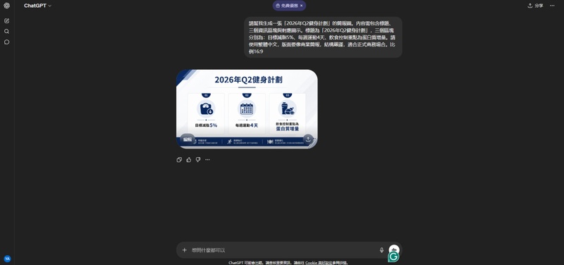 chatgpt生成繁中簡報