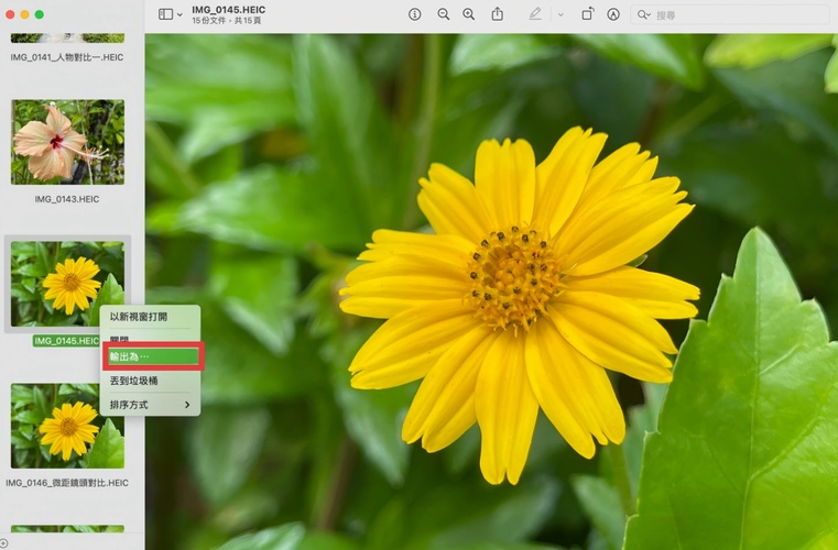 點選「檔案」>「輸出為⋯」