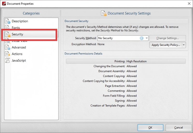 點選左側「security」