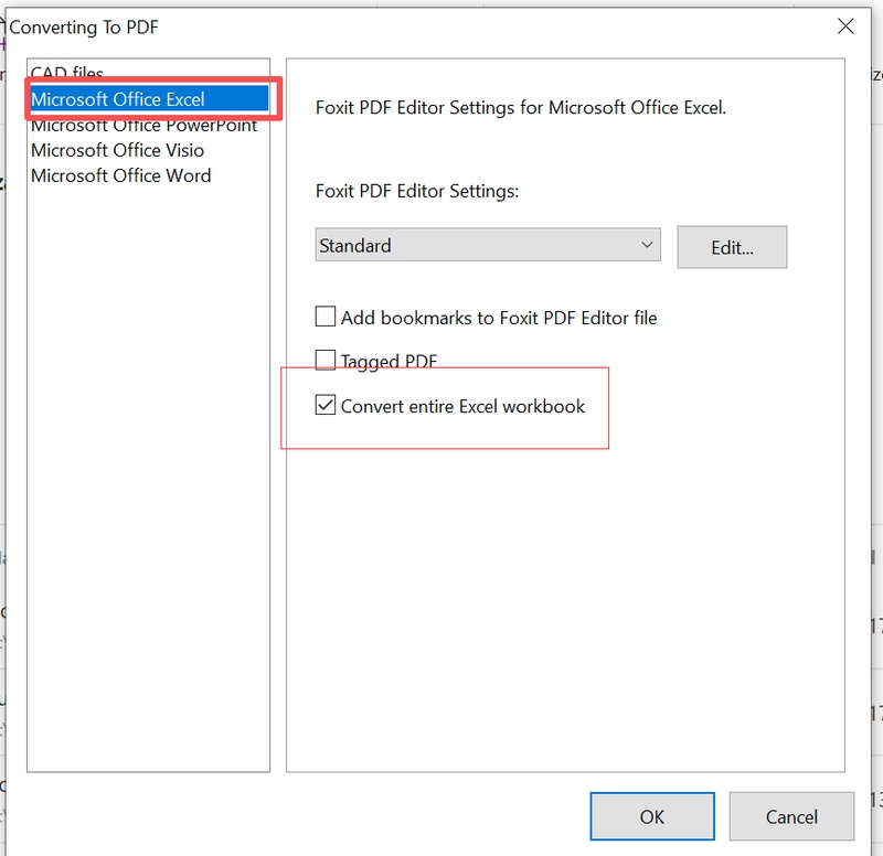 點選「microsoft office excel」按鈕