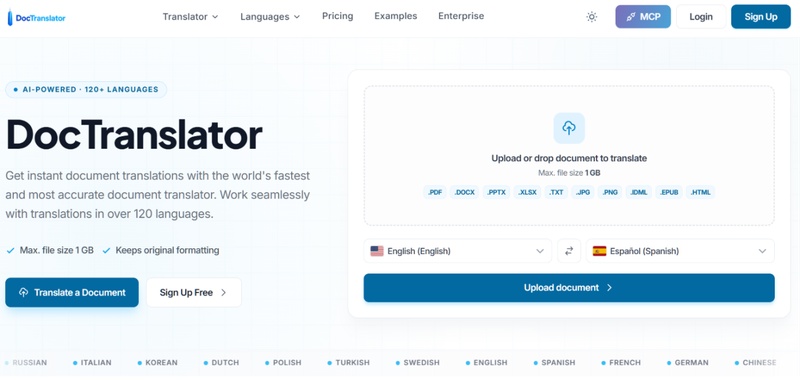doctranslator翻譯pdf