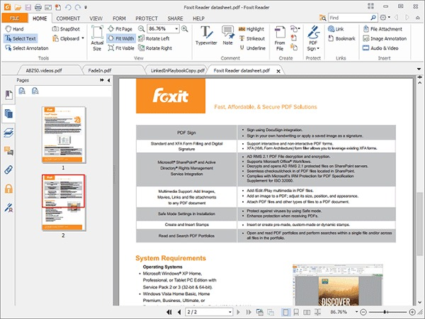 Foxit PDF Reader