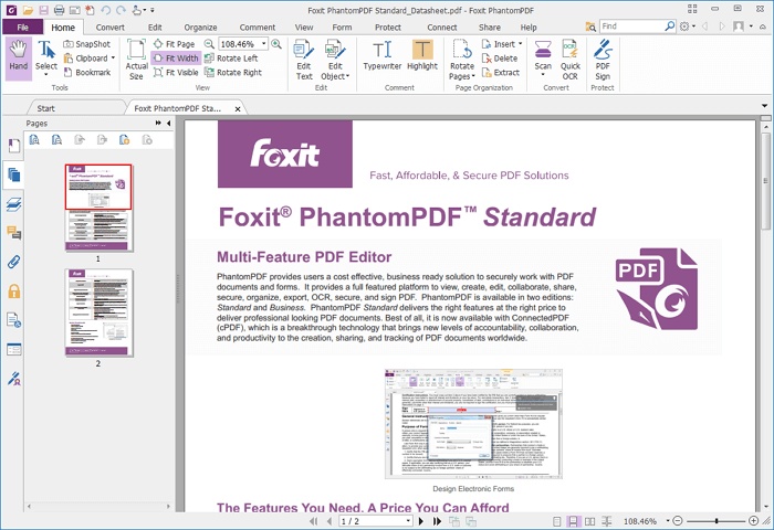 foxit phantompdf pdf分割軟體